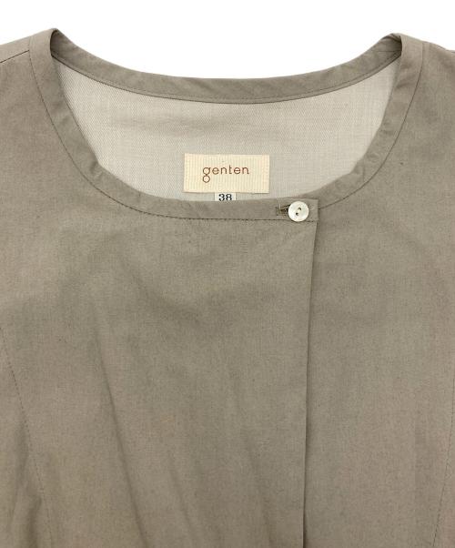 genten（ゲンテン）genten (ゲンテン) ブラウスワンピース オリーブ サイズ:38の古着・服飾アイテム