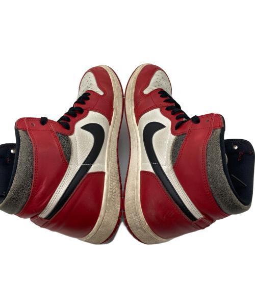 NIKE（ナイキ）NIKE (ナイキ) Air Jordan 1 High OG LOST & FOUND レッド×ホワイト サイズ:27㎝の古着・服飾アイテム