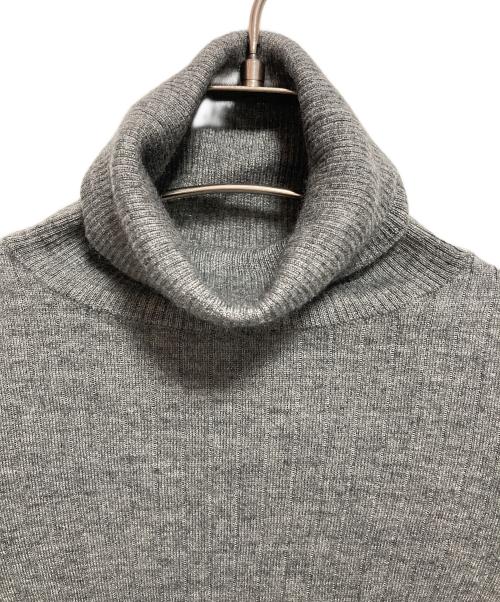 DRAWER（ドゥロワー）DRAWER (ドゥロワー) カシミヤシルクタートルネックニット グレー サイズ:2の古着・服飾アイテム