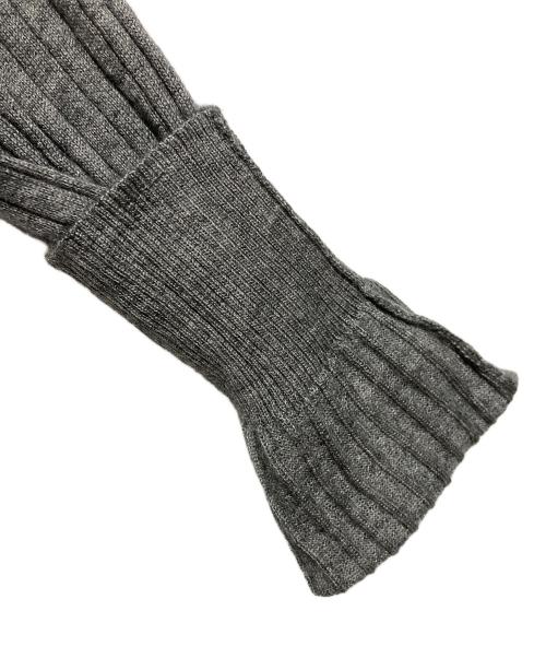 DRAWER（ドゥロワー）DRAWER (ドゥロワー) カシミヤシルクタートルネックニット グレー サイズ:2の古着・服飾アイテム