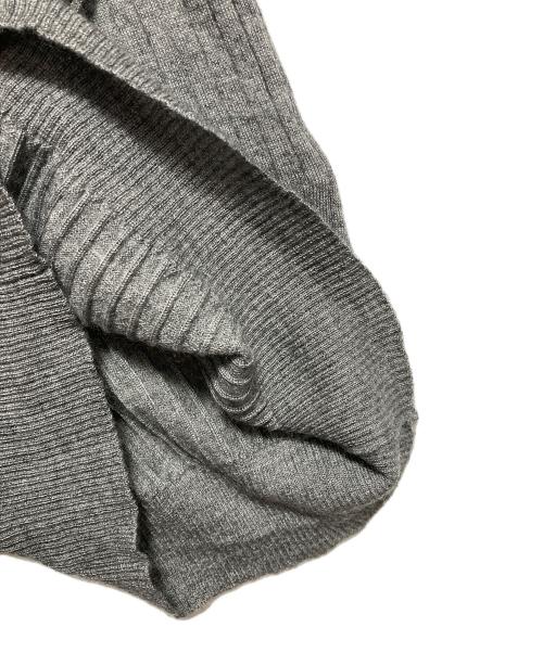 DRAWER（ドゥロワー）DRAWER (ドゥロワー) カシミヤシルクタートルネックニット グレー サイズ:2の古着・服飾アイテム