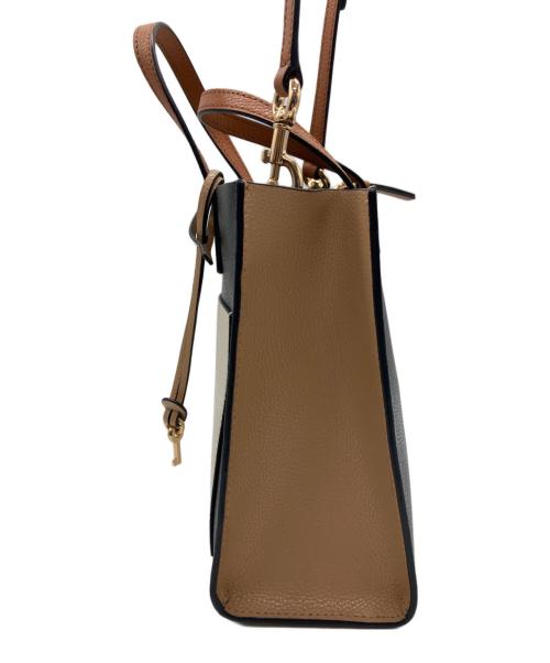 MARC JACOBS（マークジェイコブス）MARC JACOBS (マークジェイコブス) 2WAYショルダーバッグ ブラック×ベージュの古着・服飾アイテム