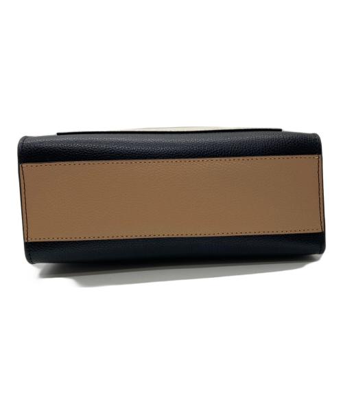 MARC JACOBS（マークジェイコブス）MARC JACOBS (マークジェイコブス) 2WAYショルダーバッグ ブラック×ベージュの古着・服飾アイテム