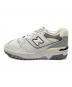 NEW BALANCE (ニューバランス) ローカットスニーカー ホワイト サイズ:23.5㎝：5000円
