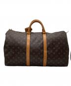 LOUIS VUITTONルイ ヴィトン）の古着「キーポル50 トラベルバッグ」｜ブラウン