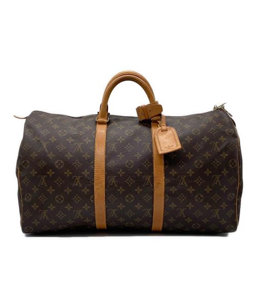 LOUIS VUITTON（ルイ ヴィトン）LOUIS VUITTON (ルイ ヴィトン) キーポル50 トラベルバッグ ブラウンの古着・服飾アイテム