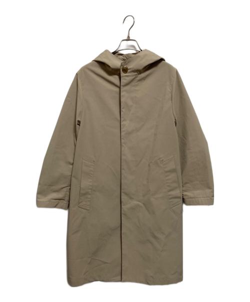 Traditional Weatherwear（トラディショナルウェザーウェア）Traditional Weatherwear (トラディショナルウェザーウェア) CHRYSTONフーデッドコート ベージュ サイズ:34の古着・服飾アイテム