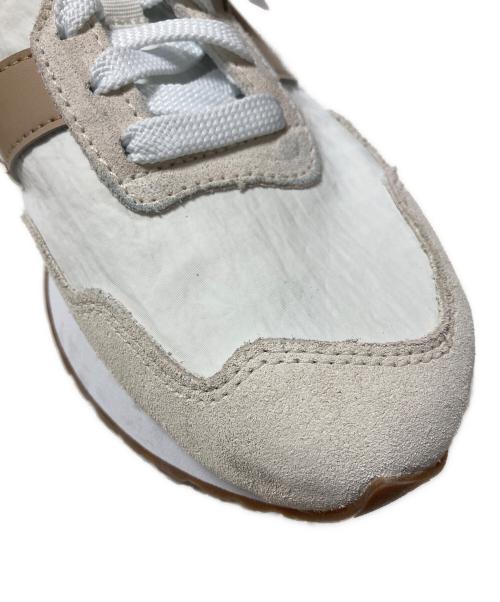 NEW BALANCE（ニューバランス）NEW BALANCE (ニューバランス) ローカットスニーカー ホワイト×ベージュ サイズ:24.5cmの古着・服飾アイテム