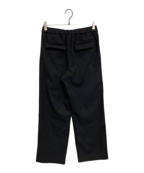 SLOBE IENA（スローブ イエナ）SLOBE IENA (スローブ イエナ) ウール混ドロストイージースラックス ブラック サイズ:40の古着・服飾アイテム