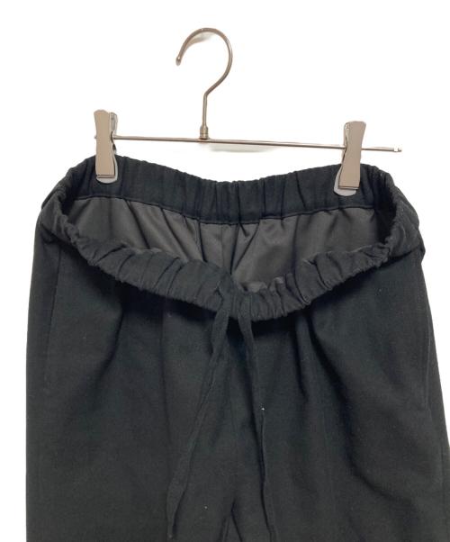 SLOBE IENA（スローブ イエナ）SLOBE IENA (スローブ イエナ) ウール混ドロストイージースラックス ブラック サイズ:40の古着・服飾アイテム