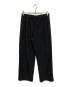 SLOBE IENA（スローブ イエナ）の古着「ウール混ドロストイージースラックス」｜ブラック