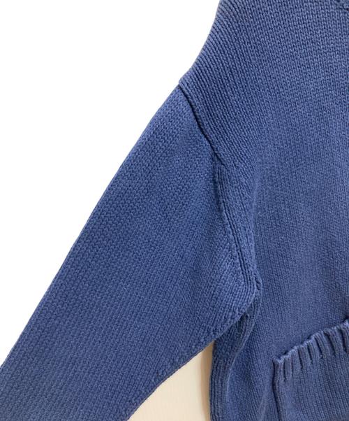 ebure（エブール）ebure (エブール) Ron Herman (ロンハーマン) クルーネックニット ブルー サイズ:-の古着・服飾アイテム