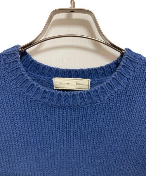 ebure（エブール）ebure (エブール) Ron Herman (ロンハーマン) クルーネックニット ブルー サイズ:-の古着・服飾アイテム