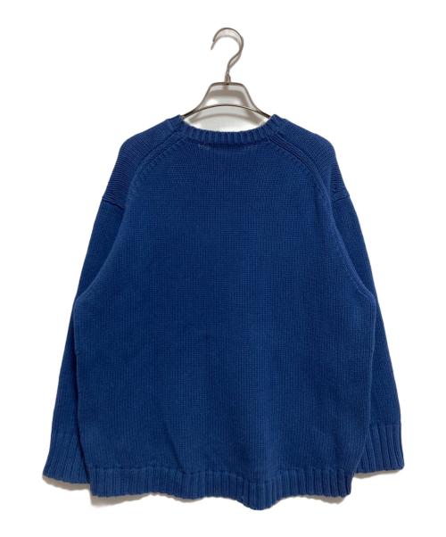ebure（エブール）ebure (エブール) Ron Herman (ロンハーマン) クルーネックニット ブルー サイズ:-の古着・服飾アイテム