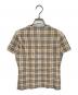 BURBERRY LONDON (バーバリーロンドン) ホース刺繍チェックTシャツ ベージュ サイズ:1：4000円