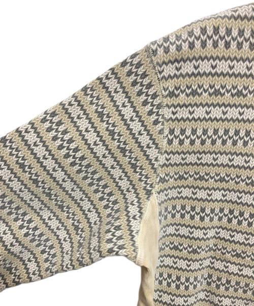 stussy（ステューシー）stussy (ステューシー) 総柄スウェット ベージュ サイズ:Lの古着・服飾アイテム