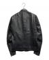 Lui's (ルイス) シングルライダースジャケット ブラック サイズ:S：5000円