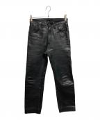 aeroエアロ）の古着「レザーパンツ」｜ブラック