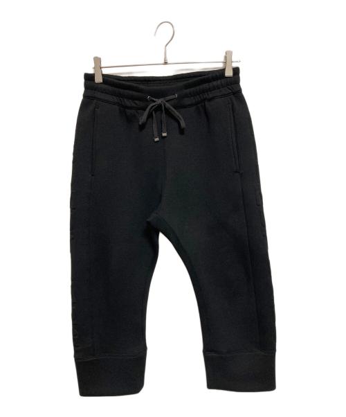 HELMUT LANG（ヘルムートラング）HELMUT LANG (ヘルムートラング) クロップドスウェットパンツ ブラック サイズ:XSの古着・服飾アイテム