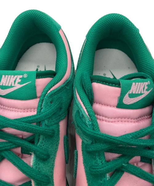 NIKE（ナイキ）NIKE (ナイキ) DUNK LOW RETRO SE グリーン×ピンク サイズ:26cmの古着・服飾アイテム