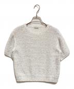 STEVEN ALANスティーブンアラン）の古着「ラメ ニット プルオーバー」｜グレー