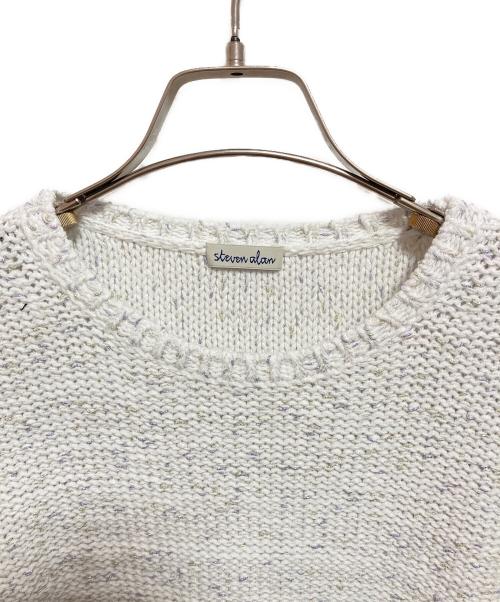 STEVEN ALAN（スティーブンアラン）STEVEN ALAN (スティーブンアラン) ラメ ニット プルオーバー グレー サイズ:-の古着・服飾アイテム