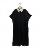 THE RERACSザ リラクス）の古着「RERACS CLERIC POLO DRESS」｜ブラック