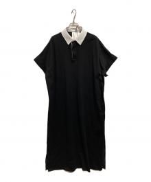 THE RERACS（ザ リラクス）の古着「RERACS CLERIC POLO DRESS」｜ブラック