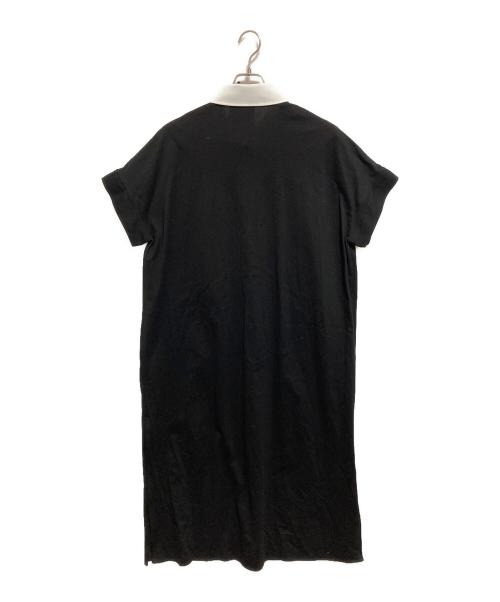 THE RERACS（ザ リラクス）THE RERACS (ザ リラクス) RERACS CLERIC POLO DRESS ブラック サイズ:38の古着・服飾アイテム