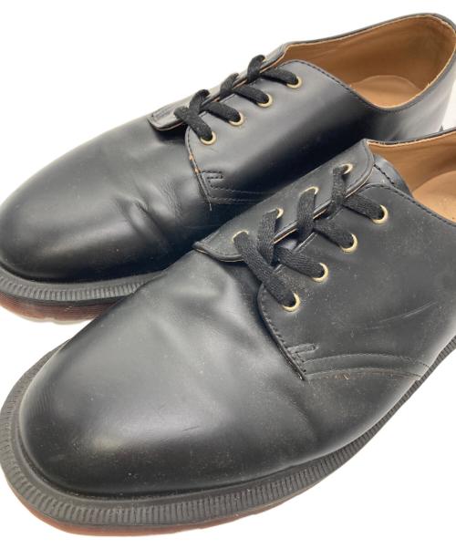 Dr.Martens（ドクターマーチン）Dr.Martens (ドクターマーチン) SMITHS 4ホール レザーシューズ ブラック サイズ:UK9の古着・服飾アイテム
