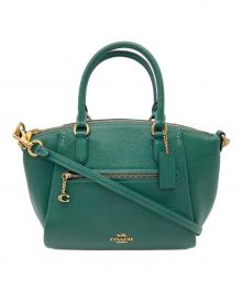COACH（コーチ）の古着「エリス サッチェル 2WAYバッグ」｜グリーン