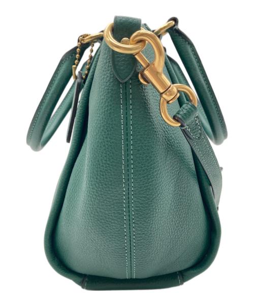 COACH（コーチ）COACH (コーチ) エリス サッチェル 2WAYバッグ グリーンの古着・服飾アイテム