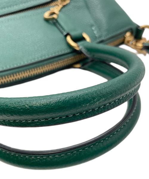 COACH（コーチ）COACH (コーチ) エリス サッチェル 2WAYバッグ グリーンの古着・服飾アイテム