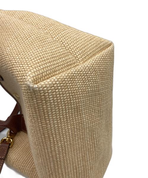 LONGCHAMP（ロンシャン）LONGCHAMP (ロンシャン) パニエ プリアージュ TOP HANDLE BAG S ベージュの古着・服飾アイテム