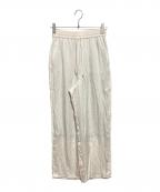 IENAイエナ）の古着「リラックスサテンパンツ」｜ベージュ