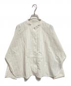 IENAイエナ）の古着「スラブピンストライプ ボザムブラウス」｜ホワイト