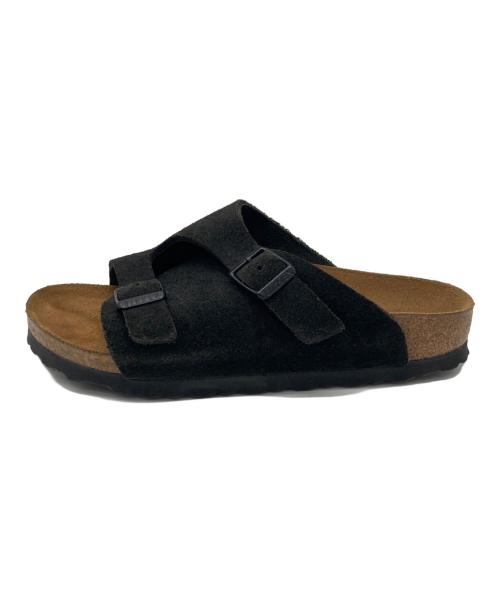 BIRKENSTOCK（ビルケンシュトック）BIRKENSTOCK (ビルケンシュトック) チューリッヒ サンダル ベージュ×ブラック サイズ:23㎝の古着・服飾アイテム