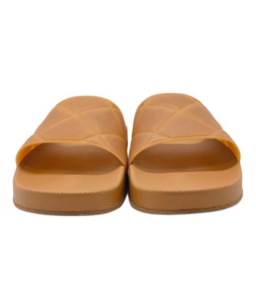 BOTTEGA VENETA（ボッテガベネタ）BOTTEGA VENETA (ボッテガベネタ) イントレチャートラバーサンダル ブラウン サイズ:43の古着・服飾アイテム