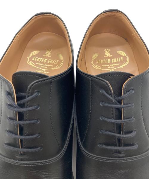 SCOTCH GRAIN（スコッチグレイン）SCOTCH GRAIN (スコッチグレイン) ストレートチップシューズ ブラック サイズ:25㎝の古着・服飾アイテム