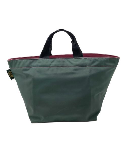 Herve Chapelier（エルベシャプリエ）Herve Chapelier (エルベシャプリエ) ナイロン舟型トート グリーンの古着・服飾アイテム