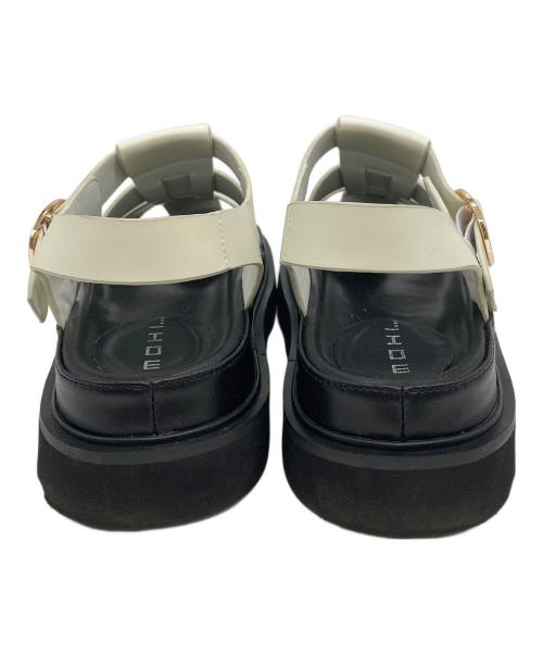 MOHI（モヒ）MOHI (モヒ) プラットフォーム グルカサンダル ホワイト サイズ:39の古着・服飾アイテム