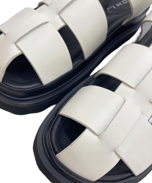MOHI（モヒ）MOHI (モヒ) プラットフォーム グルカサンダル ホワイト サイズ:39の古着・服飾アイテム
