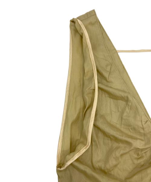 enrica（エンリカ）enrica (エンリカ) Vネックノースリーブ ブラウス イエロー サイズ:-の古着・服飾アイテム