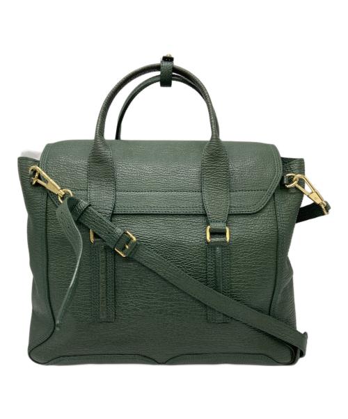 3.1 phillip lim（スリーワンフィリップリム）3.1 phillip lim (スリーワンフィリップリム) 2WAYバッグ グリーンの古着・服飾アイテム
