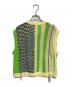 pamm (パム) ニットベスト イエロー×グリーン サイズ:FREE：5000円