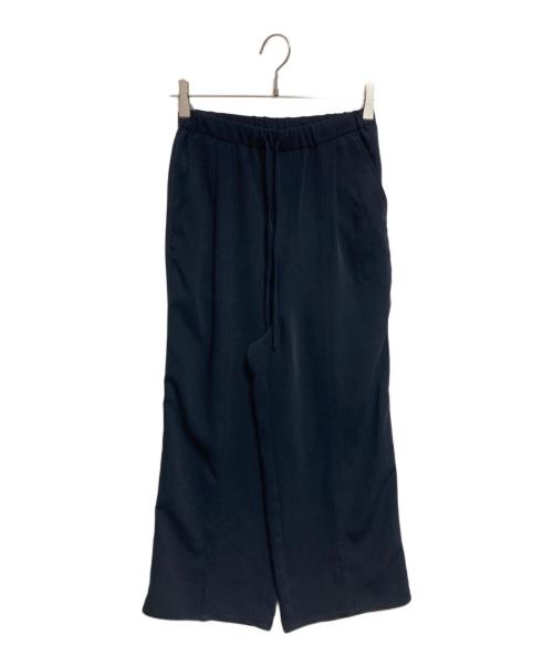FLORENT（フローレント）FLORENT (フローレント) Double cloth string wide pants ネイビー サイズ:32の古着・服飾アイテム