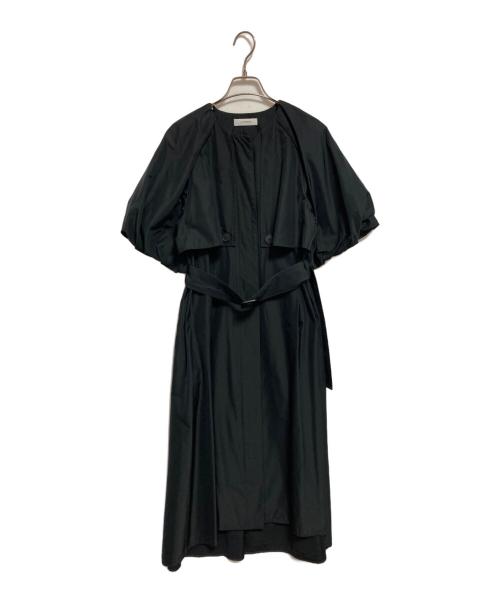 ADORE（アドーア）ADORE (アドーア) ライトツイルワンピース ブラック サイズ:36の古着・服飾アイテム