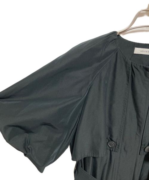 ADORE（アドーア）ADORE (アドーア) ライトツイルワンピース ブラック サイズ:36の古着・服飾アイテム
