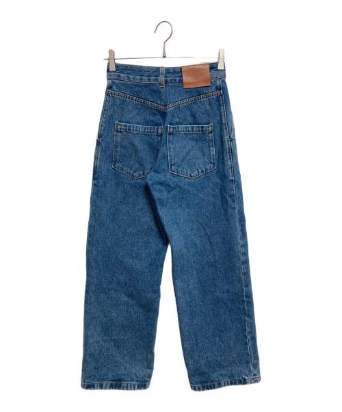 LOEWE（ロエベ）LOEWE (ロエベ) ANAGRAM BAGGY JEANS AF　アナグラムバギージーンズ インディゴ サイズ:32の古着・服飾アイテム