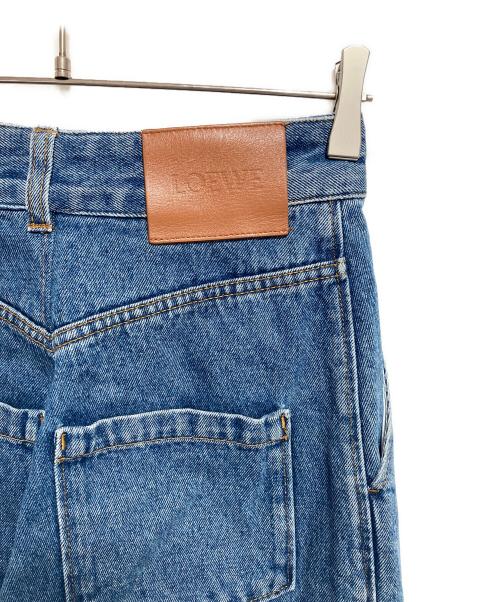 LOEWE（ロエベ）LOEWE (ロエベ) ANAGRAM BAGGY JEANS AF　アナグラムバギージーンズ インディゴ サイズ:32の古着・服飾アイテム